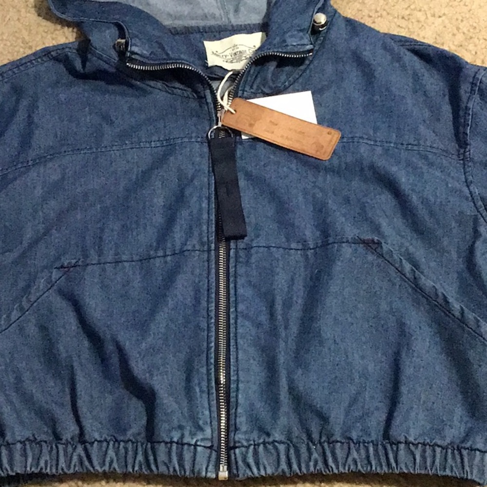 Ashley-Vintage Charm Denim Jacket - Picture 3 of 8